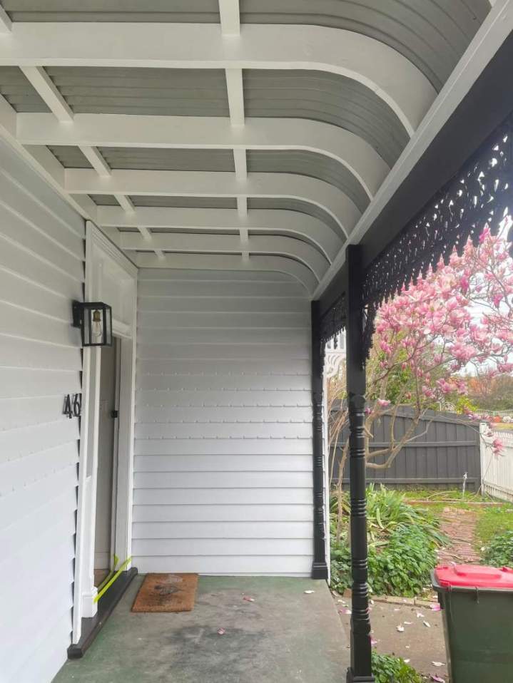 Porch Painted White Clayton, VIC