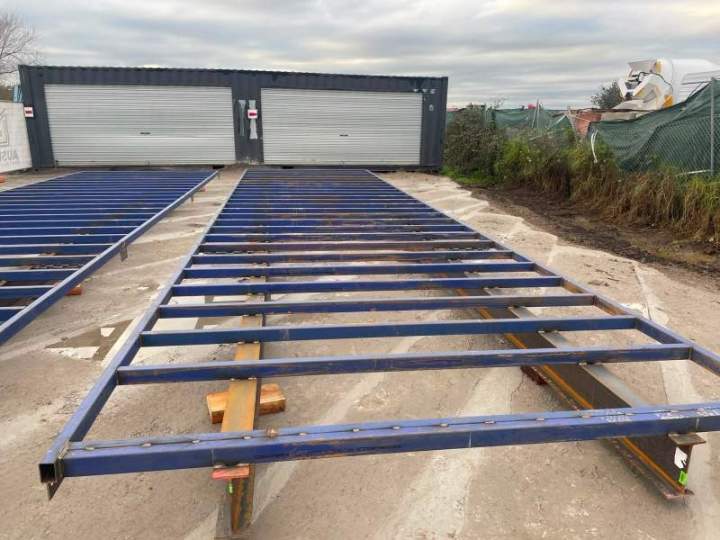 Steel Trailer Frame before Painting Clayton, VIC