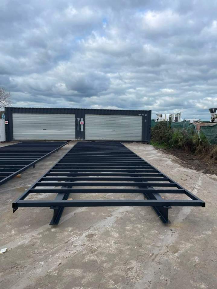Steel Trailer Frame after Painting Clayton, VIC