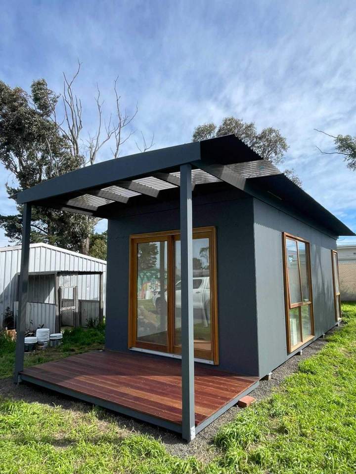 Wooden Garden Studio after Painting Clayton, VIC
