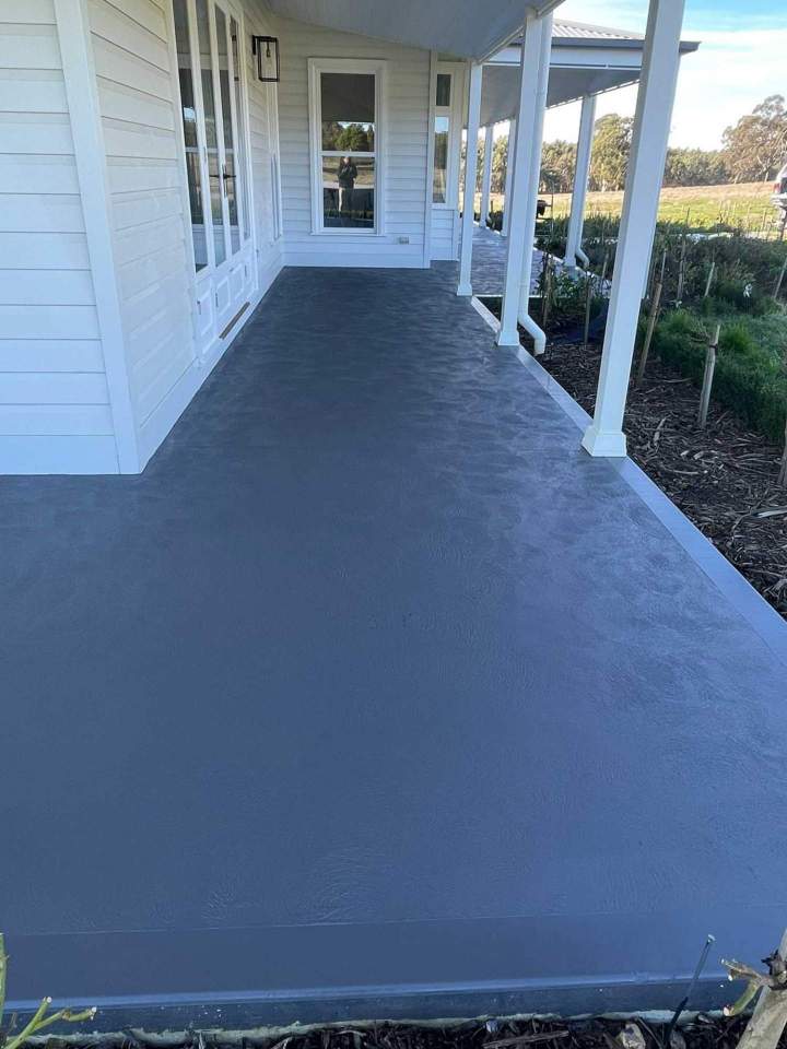 Covered and Furnished Patio after Painting Clayton, VIC