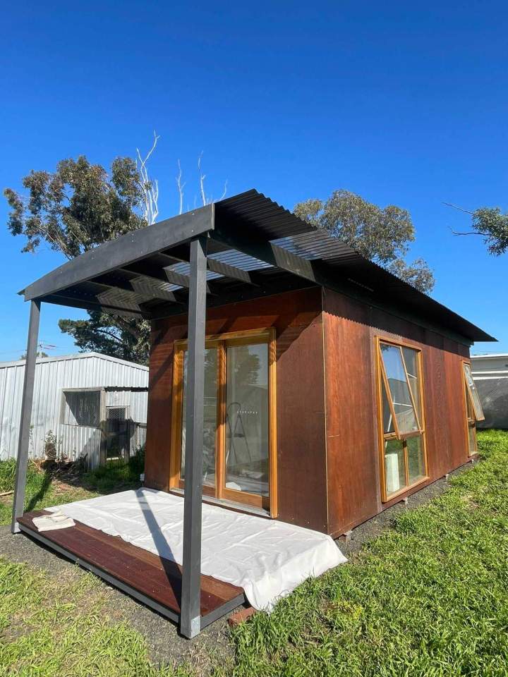 Wooden Garden Studio before Painting Clayton, VIC