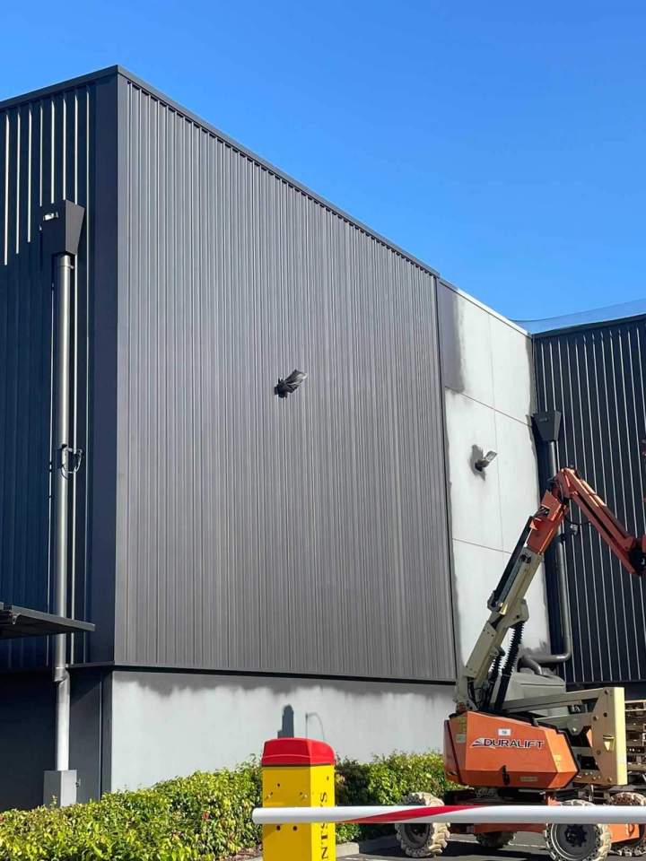 Metal-Clad Facade Painting Clayton, VIC